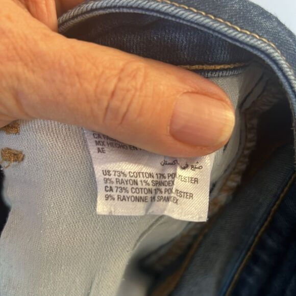 I.N.C. Denim Mid Rise Skinny Jeans ~ Size 14 - Picture 5 of 5